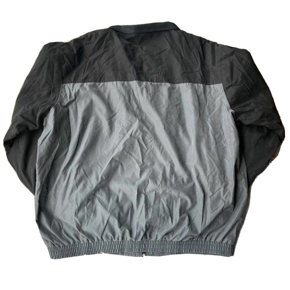 Vintage Cheetah Black Grey Long Sleeve Full Zip-Up Jacket Adult Size XL Mens - Picture 7 of 11